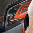 3D Motorcycle Stickers - Tank Sides For KTM 125 Duke 2021>2023
