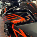 3D Motorcycle Stickers - Tank Sides For KTM 125 Duke 2021>2023