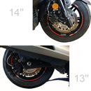 3D Motorcycle Stickers - Wheels For Kymco X-Town 300i 2020>Current