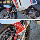 3D Motorcycle Stickers - Front Fender Sides For Ducati Desert X 2022>2025