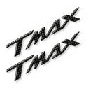 3D Motorcycle Stickers - Lettering Carbon Look For Yamaha TMAX 500 / 530 / 560 2021>2026