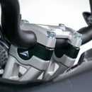 Handlebar Risers Gloss Black For Triumph Tiger Sport 800