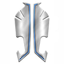 3D Motorcycle Stickers - Side Panels Silver For Yamaha XT 1200 Z Super Tenere 2010>2020