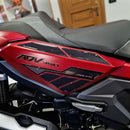 3D Motorcycle Stickers - Tank Sides For Honda ADV 350 2022>2026