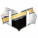 3D Motorcycle Stickers - Windshield Silver For Yamaha XT 1200 Z Super Tenere 2010>2014