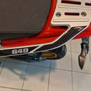 3D Motorcycle Stickers - Passenger Handles For Moto Morini X-Cape 650 2021>2026