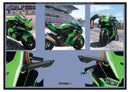 Aileron Mirrors Black For Kawasaki Ninja ZX-6R 2023-Current