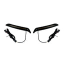 St Led Windshield Trim Gloss Black