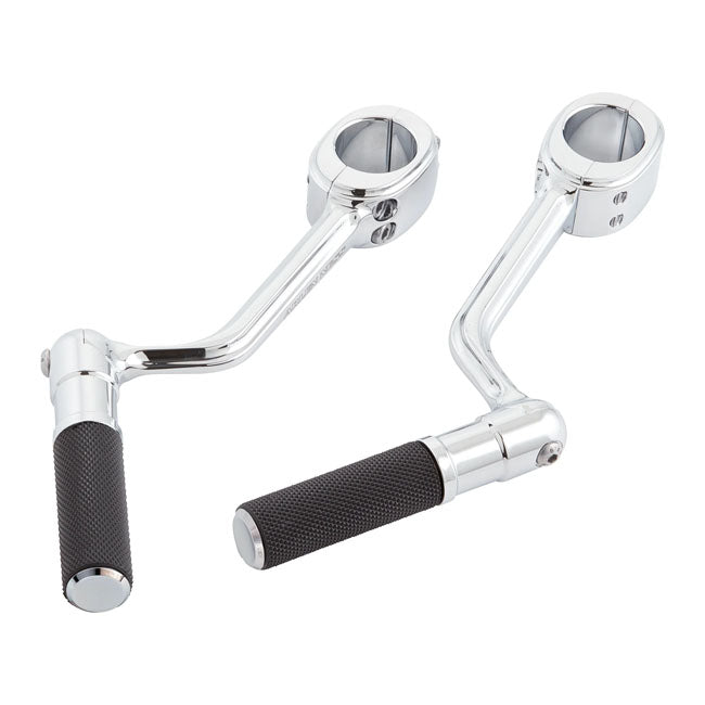 Forged Highway Peg Mounts With Pegs Chrome