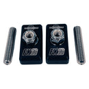 Axle Adjuster Plate Kit FXD Logo For 91-05 Dyna (NU)