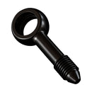 Slimline Banjo Fitting 7/16" Straight 11Mm Black