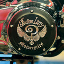 Indian Larry'' Logo Derby Cover Matt Black For 16-25 Touring Excl. 2025 FLTRXRRSE