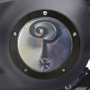 Question Mark'' Derby Cover Matt Black/Clear For 19-25 Softail