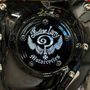 Indian Larry'' Logo 5-Hole Point Cover Gloss For 99-17 Twin Cam 5-Hole  NU