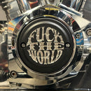FTW'' Logo 5-Hole Point Cover Matt Black For 70-99 Big Twin Excl. Twin Cam