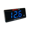 Super-Slim Digital Volt Meter Blue Digits For Universal