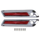 Saddlebag Latch Cover Kit Chrome For 14-25 FLT/Touring