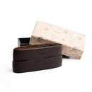 Leather Handlebar Grip Wraps Dark Brown Caffe For Universal