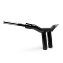 Champion'' T-Bar Mega Handlebar 4" Black For 73-24 H-D With 3.5" Riser Mount Hole Spacing Excl. Hydraulic Clutch Models  NU