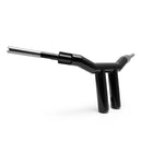 Champion'' T-Bar Mega Handlebar 6" Black For 73-24 H-D With 3.5" Riser Mount Hole Spacing Excl. Hydraulic Clutch Models  NU