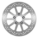 '10-Spoke Rigid'' Brake Rotor 300 MM Front For Front: 15-25 Softail
