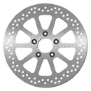 '10-Spoke Rigid'' Brake Rotor 300 MM Rear 6 MM Thick For Rear: 08-25 FLT/Touring