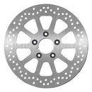 '10-Spoke Rigid'' Brake Rotor 292 MM Rear For Rear: 00-25 Softail