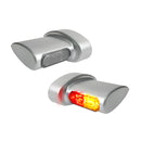 Aero Micro Winglets 3-1 Taillight/Turn Signals Satin Chrome