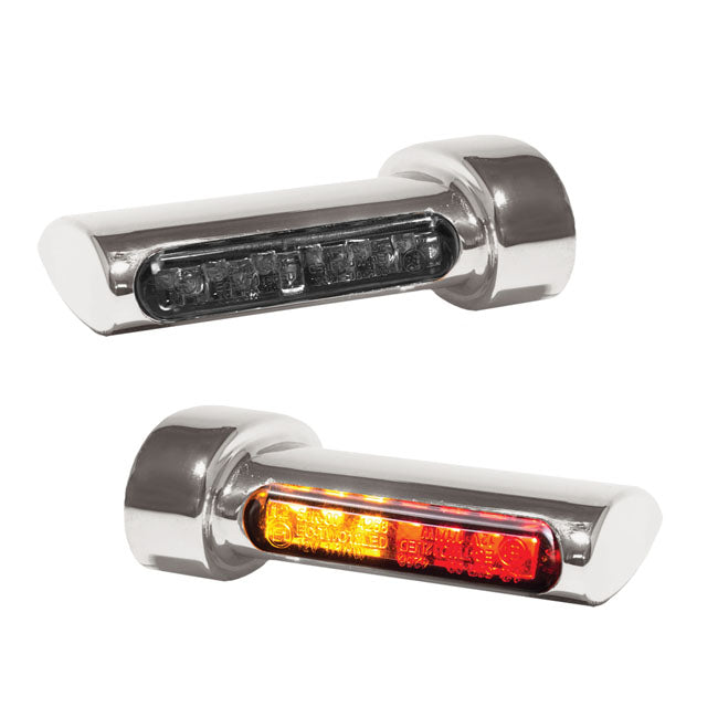 Aero Winglets 3-1 Taillight/Turn Signals Chrome