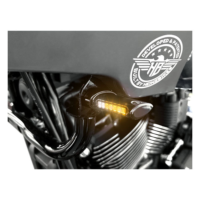 ST Classic Turn Signals Position Lights Black For 22-24 FXLRST Low Rider ST