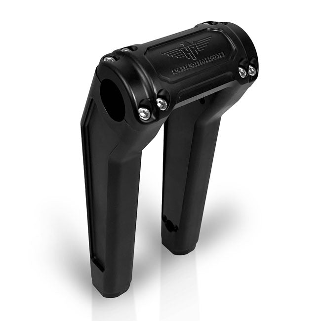 Performance ClubStyle Risers 7 Inch Black For Most H-D With 3.5 Inch Mount Bolt Spacing