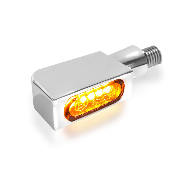 Blokk Line Micro LED Turn Signals Chrome