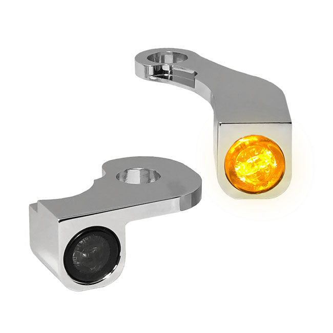 Nano Turn Signals Chrome For 18-24 Softail