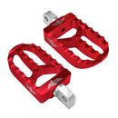 MX Passenger Footpegs V2 Red For 18-24 Softail
