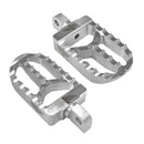 MX Driver Footpegs V2 Silver For 90-17 Dyna