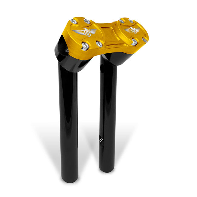 Clubstyle Pullback Risers 6 Inch Black / Gold