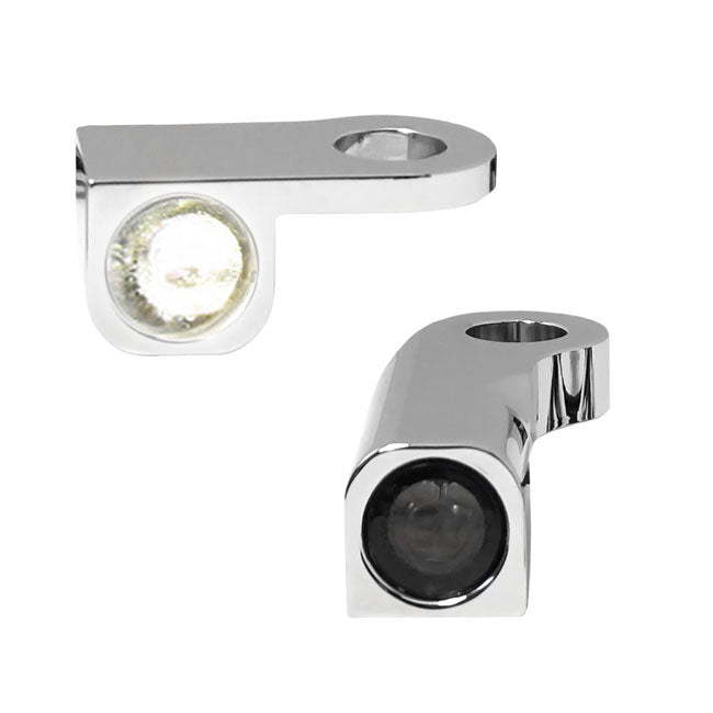Nano Below Bar Turn Signals Chrome For 14-20 XL Sportster (NU)