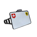 Side Mount License Plate Bracket Black For 91-05 Dyna - 180 X 140 MM