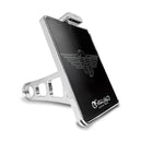 Side Mount License Plate Bracket Chrome For 91-05 Dyna - 180 X 200 MM