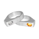 ZC-Line Micro LED Fork Turn Signal Set Silver For 47-49mm Forks