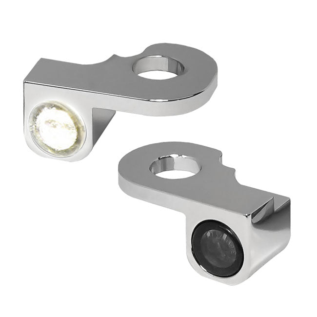 Nano Below Bar Turn Signals Chrome For 13-17 Softail Breakout With Hydraulic Clutch (NU)