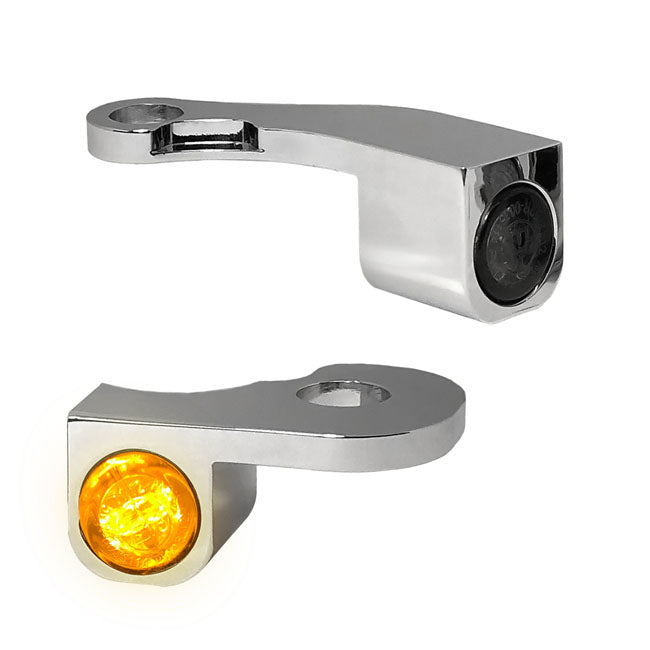 Nano Turn Signals Chrome For 15-17 Softail
