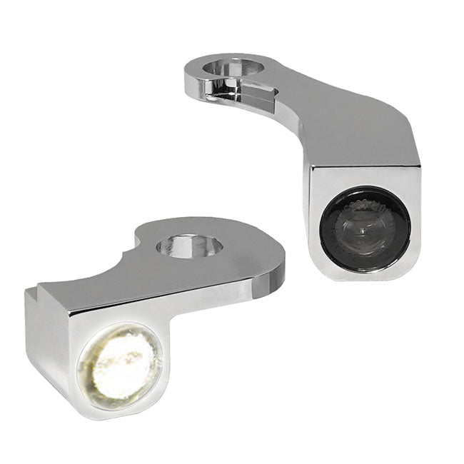 Nano Below Bar Turn Signals Chrome For 18-24 Softail (NU)