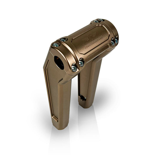 Performance Clubstyle Risers 9 Inch Bronze For Most H-D With 3.5 Inch
