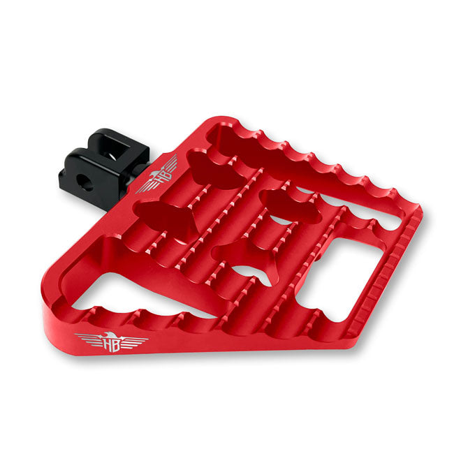 Performance Mini Floorboards V1 Red For 18-24 Softail