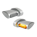 Micro Winglets Turn Signal Set Satin Chrome