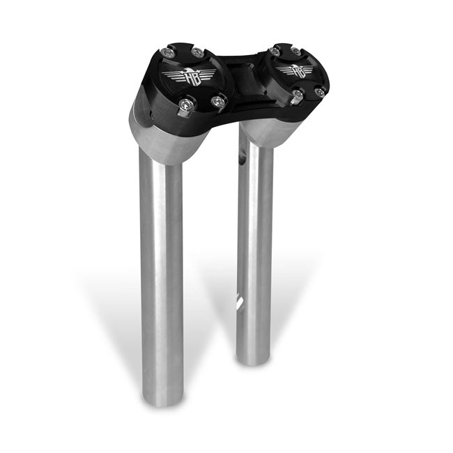Clubstyle Pullback Risers 6 Inch Silver / Black