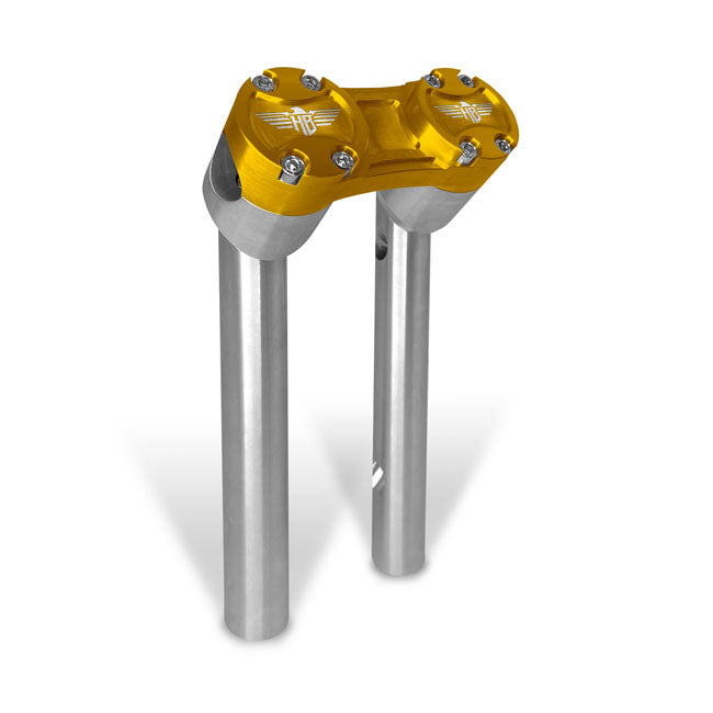 Clubstyle Pullback Risers 6 Inch Silver / Gold