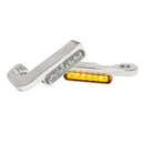 Stripes Turn Signals Chrome For 90-03 Sportster