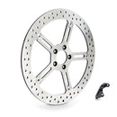 15" Jagged Front Big Brake Rotor Kit Left Side For Left Front: 18-20 Fxlr